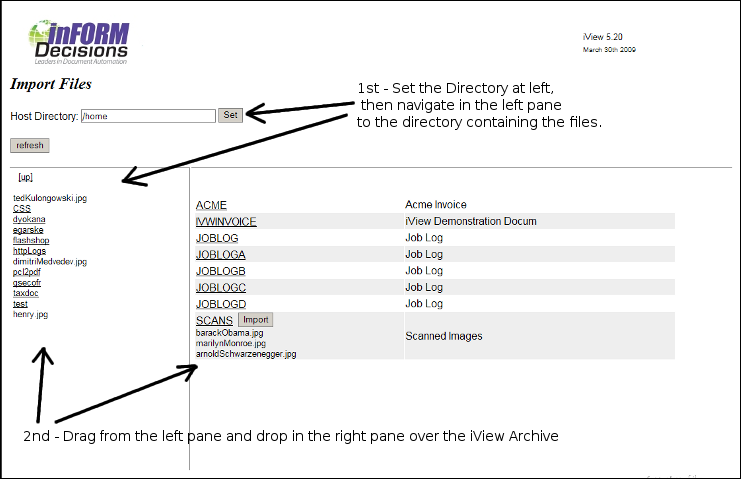  Importing Images into iView 